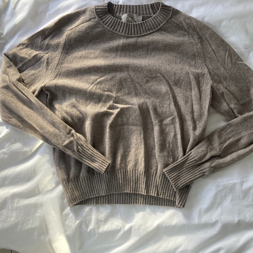 Everlane ReCashmere Crew, Oatmeal, M